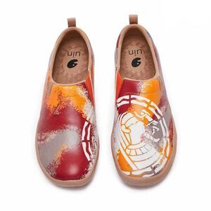 UIN Men's Walking Travel Shoes Canvas Casual Comfort Loafers (Pharaoh)NewNoBox